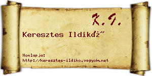 Keresztes Ildikó névjegykártya