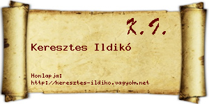 Keresztes Ildikó névjegykártya